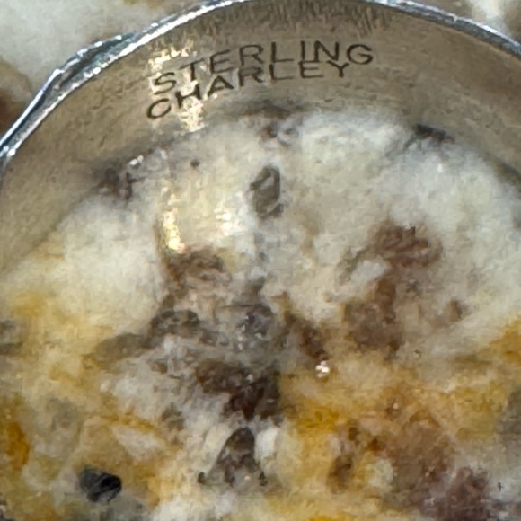 Sterling Silver/Turquoise Rings size 7 - Picture 9 of 9